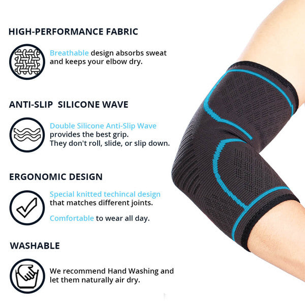 Elbow Compression Sleeve™ (1 Pair) - FlipinFit